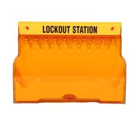 Jopwkuin Scheda di Tagout per Blocco Industriale con Installazione Semplice, Stazione di Lucchetto di Sicurezza per Blocco Elettrico per Operai