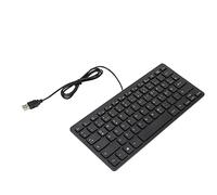 Jopwkuin Tastiera in Lingua Piccola, Tastiera USB 78 Key Touch Comfort Plug And Play Mute Interfaccia Mini USB Ultra Sottile per Laptop per Desktop (Tedesco)