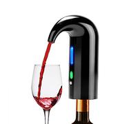JOQINEER Versatore aeratore elettrico per vino, decanter portatile One-Touch e pompa per erogatore vino rosso e bianco, Dispenser automatico di ossidante multi-intelligente