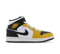 Jordan 1 Mid Uomo - Sneakers Giallo - Taglia 47.5 - Cuoio, Sintetico Yellow 47.5
