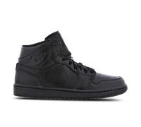 Jordan 1 Mid Uomo - Sneakers Nero - Taglia 45 - Cuoio, Sintetico Black 45