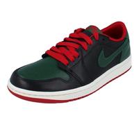 Jordan 1 Retro Low OG Black/Gorge Green-Varsity Red (CZ0775 036), Nero/Verde gorge-rosso varsity, 42 EU