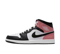 Air Jordan 1 Mid Scarpe Uomo (DQ8426-100, Bianco/Rosa Ruggine/Nero), bianco/rosa ruggine/nero, 44.5 EU