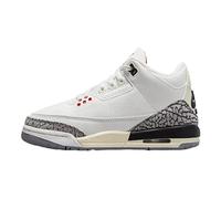 Jordan Air 3 Retro - Scarpe da ragazzo, Summit Bianco/Rosso Fuoco-nero, 4.5 Big Kid