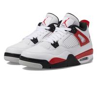 Jordan Air 4 Retro 408452 161 - Scarpe da ragazzo, colore: Bianco/Rosso fuoco/Nero/Grigio neutro, Bianco/Rosso fuoco/Nero/Grigio neutro, 4 Big Kid