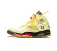 Jordan Air 5 Retro Sp Off-White - Sail Uomo Dh8565 100 - Taglia