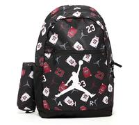 JORDAN AIR SCHOOL BACKPACK BLACK 9B0503 W0g - BIANCO / TU