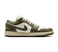 Nike - Air Jordan 1 Low - Sneakers basse color kaki e bianco-Verde WM 9