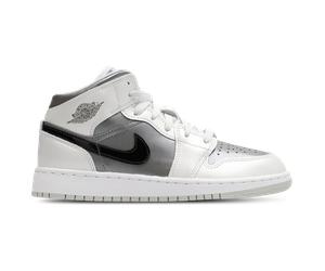 Jordan Aj1 Mid Bambini - Sneakers Grigio - Taglia 38 - Pelle Grey 38