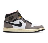 Jordan Aj1 Mid male Scarpe - Bianco - Cuoio, Sintetico - Foot Locker White 42.5