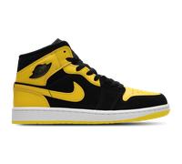 Jordan Aj1 Mid male Scarpe - Nero - Cuoio, Sintetico - Foot Locker Black 42