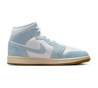 Nike Air - Jordan 1 - Sneakers alte bianche e denim-Bianco WM 6.5