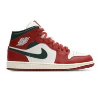 Nike Air - Jordan 1 Mid - Sneakers alte rosse e verdi-Rosso MW 7