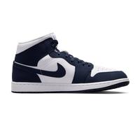 Jordan Aj1 Mid Uomo - Sneakers Blu - Taglia 41 - Cuoio, Sintetico Blue 41