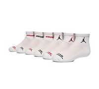 Jordan Baby Boy's Legend - Cavigliera da bambino, confezione da 6, bianco, 4-5 (7-10 Infant/Toddler)
