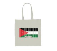 Jordan Bandiera - Borsa Tote IN Tela - Amman Giordano Bandiere Paese World