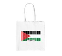 Jordan Bandiera - Borsa Tote IN Tela - Amman Giordano Bandiere Paese World