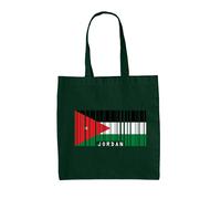 Jordan Bandiera - Borsa Tote IN Tela - Amman Giordano Bandiere Paese World
