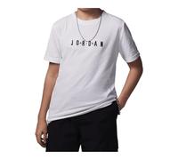 Jordan Big Kids 95D634-001 - Maglietta con logo ricamato, colore: bianco, bianco, M