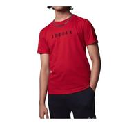 Jordan Big Kids Logo ricamato t-shirt (95D634-R78, Gym Red), Gym Rosso, S