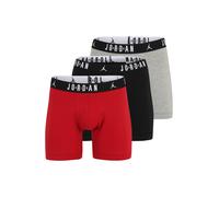 Jordan Boxer 'FLIGHT Cotton Core Boxer Briefs' grigio sfumato / rosso / nero / bianco Uomo Jordan XL grigio sfumato / rosso / nero / bianco