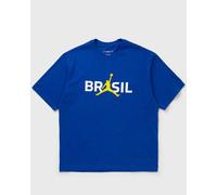 Jordan BRAZIL 85 SS LOGO CREW P6 men Shortsleeves blue in taglia:L