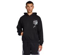 Jordan Brooklyn male Felpe con cappuccio - Nero - Pile di cotone - Foot Locker Black M