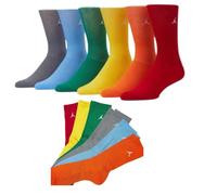 JORDAN Calzini Everyday Essentials, Set 6 Paia, Bambini 4-5 Anni, 23.5-27 EU