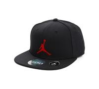 Jordan -Cappello con Visiera Piatta -Chiusura Posteriore Regolabile -Logo Cucito al Centro