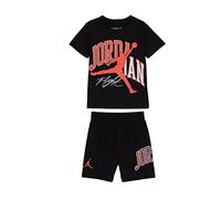 Jordan Completo Home and Away Shorts Set Little Kids, Nero (4-5 anni)
