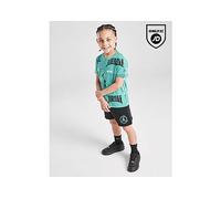 Jordan Completo Maglia/Pantaloncini Beyond All Over Print Kids, Nero 3-4Y