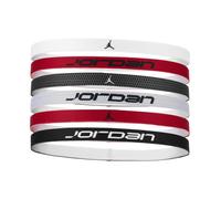 Jordan Elastic Sport Headbands 6PK Elastici Per Capelli Multicolor 6 pz White
