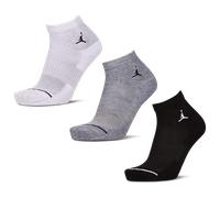 Jordan Everyday Cushioned Ankle 3 Pack Unisex - Calze Bianco - Taglia 35 - 38 - Algodón