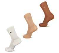 Jordan Everyday Cushioned Ankle 3 Pack Unisex - Calze Marrone - Taglia 43 - 46 - Algodón Brown 43 - 46