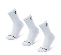 Jordan Everyday Cushioned Crew 3 Pack Unisex - Calze Bianco - Taglia 39 - 42 White 39 - 42
