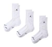 Jordan Everyday Cushioned Crew 3 Pack Unisex - Calze Bianco - Taglia 43 - 46 White 43 - 46