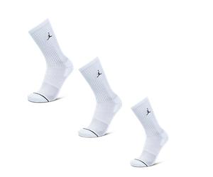 Jordan Everyday Cushioned Crew 3 Pack Unisex - Calze Bianco - Taglia 47- 50 White 47- 50