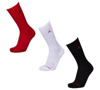 Jordan Everyday Cushioned Crew 3 Pack Unisex - Calze Rosso - Taglia 35 - 38
