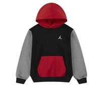 Nike Felpa con cappuccio Jordan Brooklyn Nero/Grigio/Rosso da bambino 13 anni