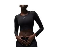Jordan - Flight Cropped T-Shirt a Maniche Lunghe - - Sport - Donna - Nero - L