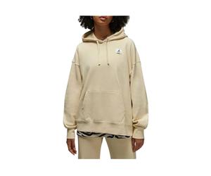 Jordan - Flight Fleece Pullover Hoodie - - Sport - Donna - Beige - S