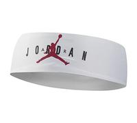 Jordan Fury Headband Graphic Fascia Tergisudore Jumpman Air Bianco
