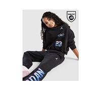Jordan Girls' Fade Back Hit Crew Sweatshirt Junior, Nero 13-15Y