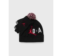 Jordan JAN JORDAN HBR POM BEANIE SET black in taglia:ONE SIZE