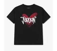 Jordan Jdg Heart Sketch T-Shirt M/M Nera Junior Bimba 45F866-023