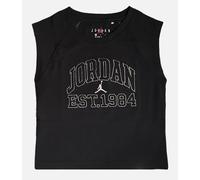 Jordan Jdg Secret Diary Ribbed Tank Canotta Nera Junior Bimba 45F892-023