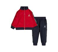 Jordan Jumpman, giacca e pantaloni con chiusura completa, per bambino, 2 pezzi, Rosso (85A449-KR5)/nero, 4
