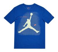 Jordan Jumpman Grid Blur Bambini - Magliette Blu - Taglia 137 - 147 CM - Jersey di cotone Blue 137 - 147 CM