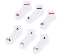 Jordan Kids Ankle 6 Pack unisex Calze - Bianco - Foot Locker White 39 - 42
