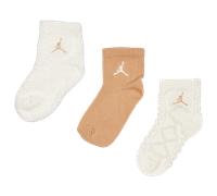 Jordan Kids Ankle No Slip 3 Pack Unisex - Calze Marrone - Taglia 27 - 30 - Algodón Brown 27 - 30